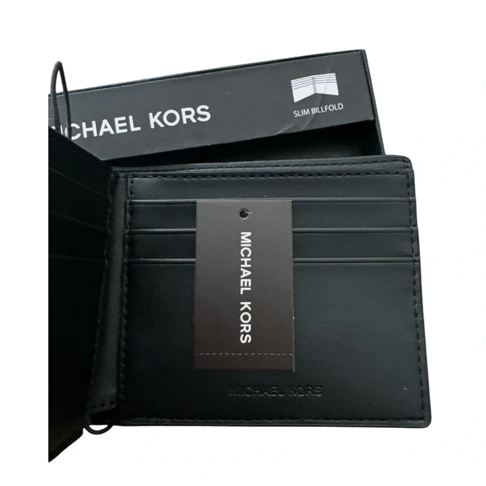 Michael Kors Jet Set Leather Bifold Wallet Black